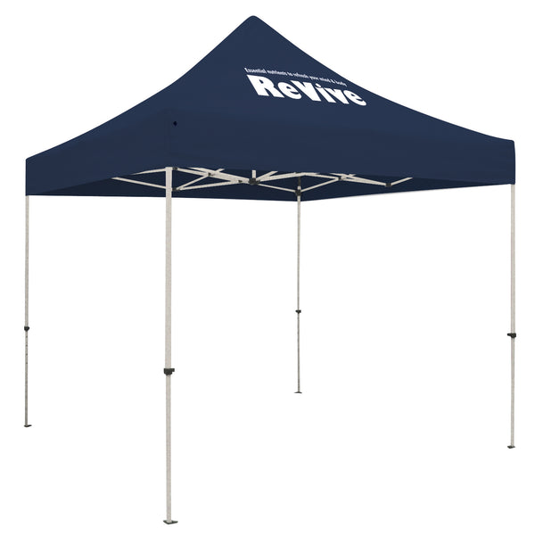 Standard Tent with 1 Imprint on Navy Canopy #Color_Navy 2767