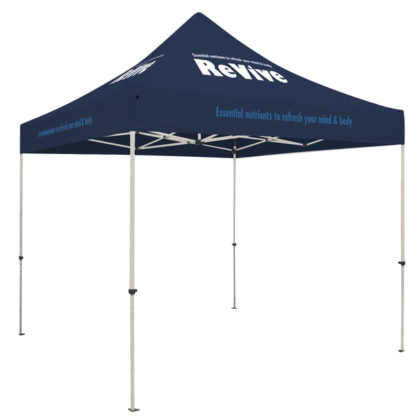 Standard Tent with 4 Imprints on Navy Canopy #Color_Navy 2767