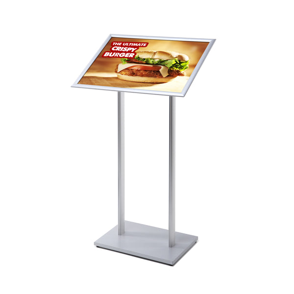 Menu Stand for Floor with Snap Frame and poster 22x17inch