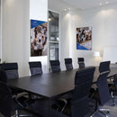 SEG Fabric Displays in boardroom