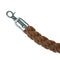 bronze twisted rope for chrome stanchion crowd control