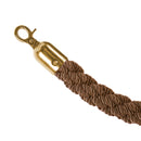 bronze twisted rope for gold stanchion crowd control