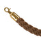 bronze twisted rope for gold stanchion crowd control