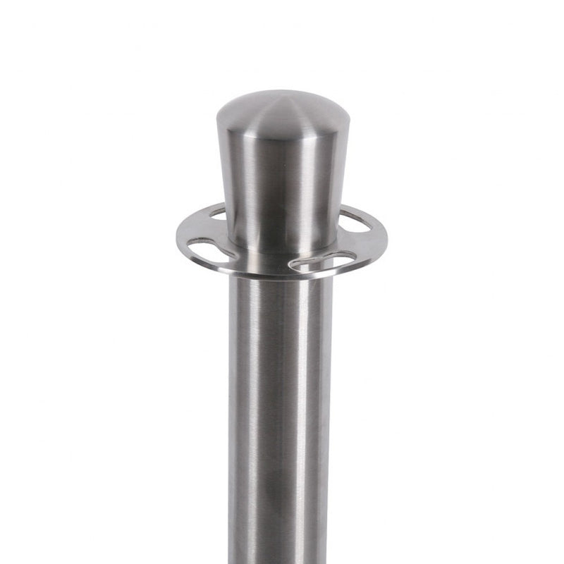 Crowd Control Stanchion Post for rope, top detail